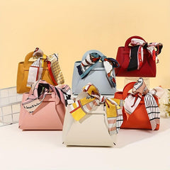 20pcs Leather Gift Bags Wedding Favour Bag For Guest Mini Handbag