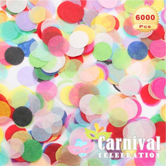 6000 Colorful Confetti Pieces for Weddings Birthdays Parties 30 Colors 60g