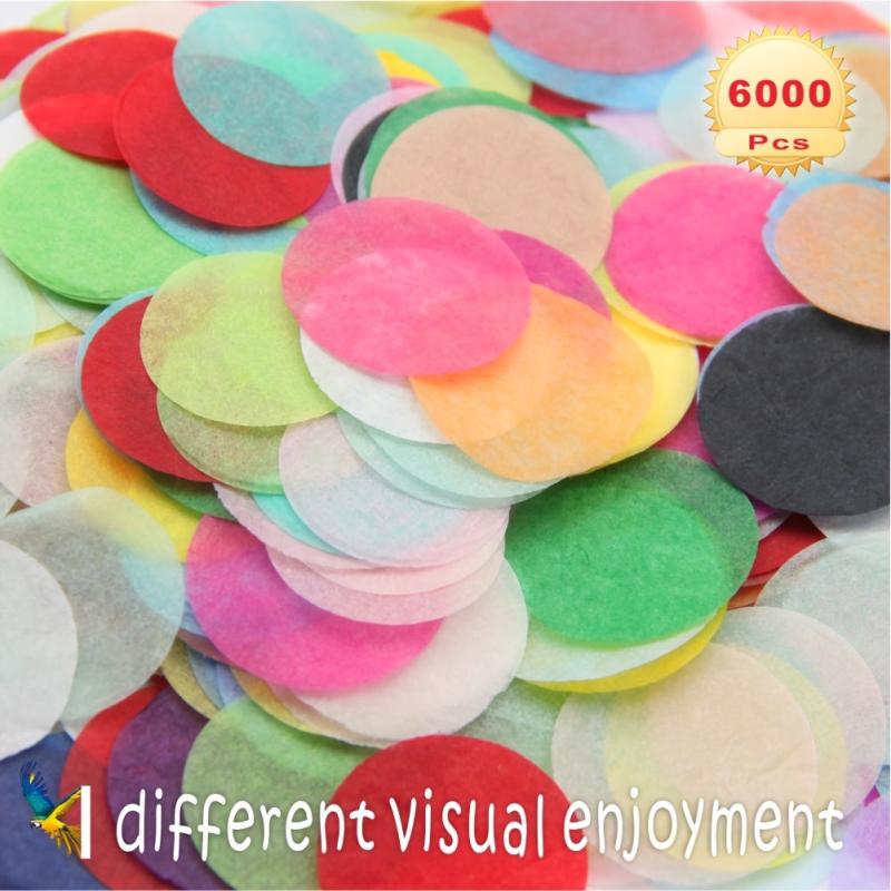 6000 Colorful Confetti Pieces for Weddings Birthdays Parties 30 Colors 60g