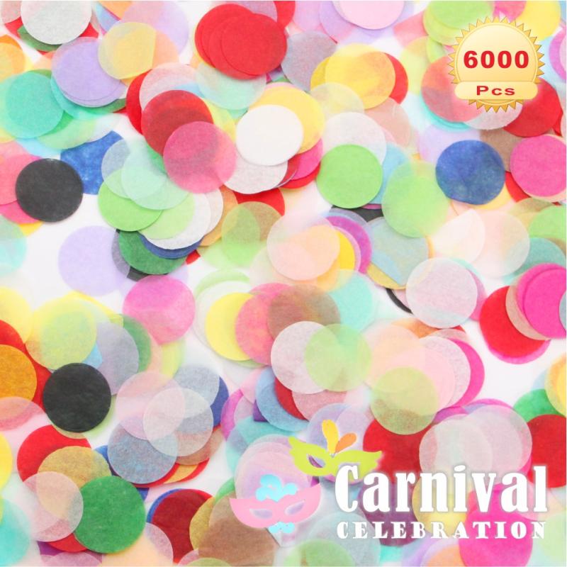 6000 Colorful Confetti Pieces for Weddings Birthdays Parties 30 Colors 60g