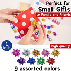 150pcs Valentines Bows Mini Gift Wrap Bows for Occasion Presents