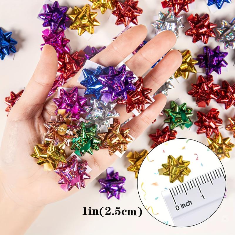 150pcs Valentines Bows Mini Gift Wrap Bows for Occasion Presents
