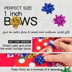 150pcs Valentines Bows Mini Gift Wrap Bows for Occasion Presents