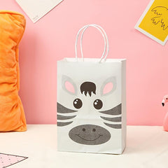 6pcs Animal Gift Bags With Handles Goodie Bags