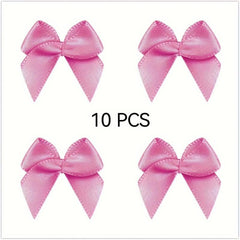 100pcs Mini Ribbon Bows Flowers DIY Craft Sewing Scrapbooking Wedding