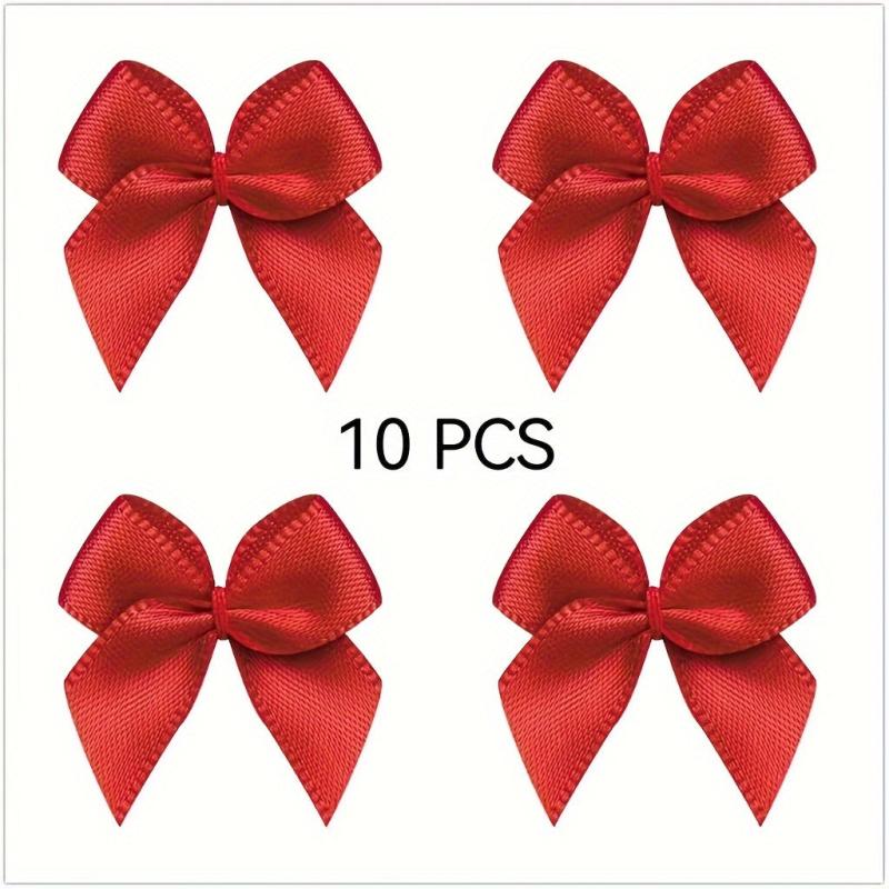 100pcs Mini Ribbon Bows Flowers DIY Craft Sewing Scrapbooking Wedding