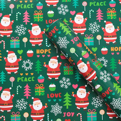 Cartoon Christmas Paper for Decoration