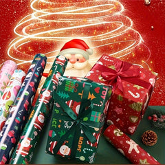 Cartoon Christmas Paper for Decoration