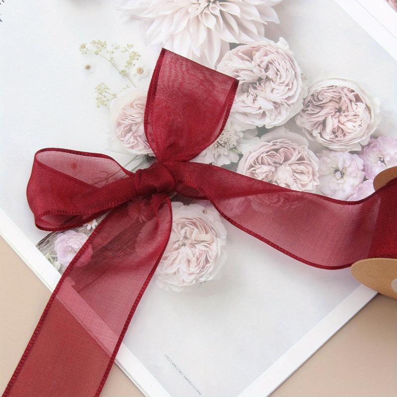 14 Meter Transparent Gauze Tape, High Gauze Tape Bouquet Packaging