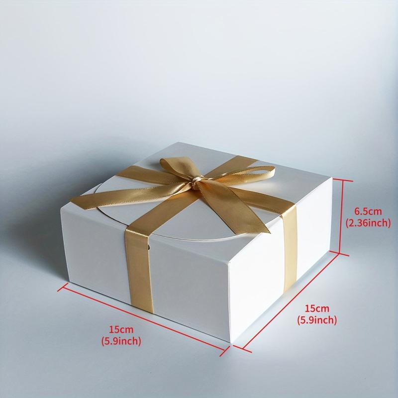 5pcs All-in-One Gift Packaging Set with Bow Ribbon - Ideal for Any Occasion