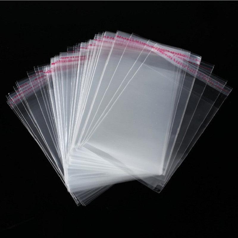 100pcs 4x6 15 24x20 32 Cm Transparent Self adhesive Sealed Plastic Bags