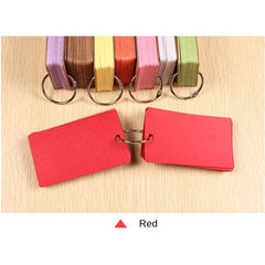 50pcs Blank Pocket Notebooks Iron Circle Notepad School Supplies