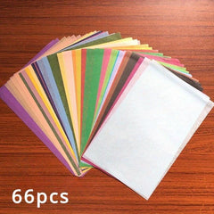 66pcs A5 Tissue Paper DIY Hand Account Copy Paper Wrapping Flower Bouquet