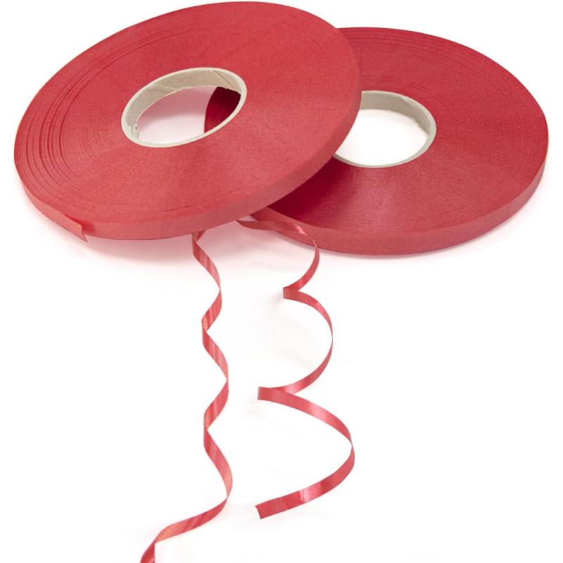 10 Rolls 1968 5in Golden Ribbon For Balloons 5mm Golden Curling Ribbon