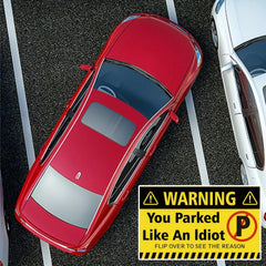 50pcs Bad Parking Cards Funny No Parking Cards with Reasons