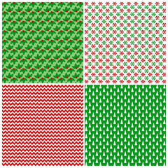 12pcs Christmas Wrapping Paper Santa Claus Pattern