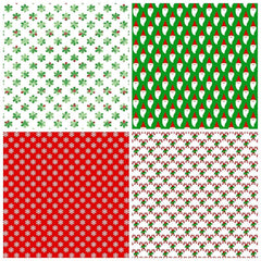 12pcs Christmas Wrapping Paper Santa Claus Pattern