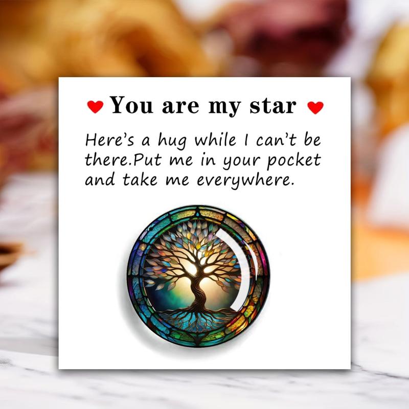 You Are My Star Tree Of Life Cheer Up Card With Mini Glass Tree Of Life