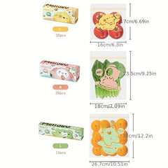 Disposable Fresh-keeping Storage Ziplock Bag - 30pcs
