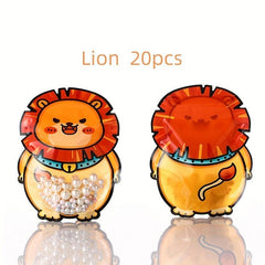 50pcs Snack Bag Ziplock Bag Cartoon for Biscuits Snacks Nuts Seeds Candy