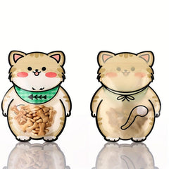 50pcs Snack Bag Ziplock Bag Cartoon for Biscuits Snacks Nuts Seeds Candy