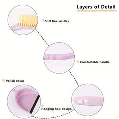 Mini Cleaning Brush And Dustpan Set - 3 Types Cleaning Brushes And Dustpan
