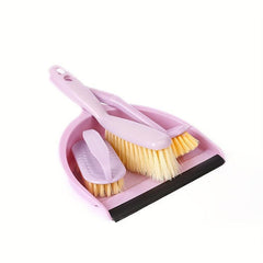 Mini Cleaning Brush And Dustpan Set - 3 Types Cleaning Brushes And Dustpan