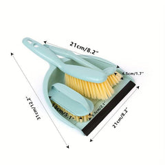 Mini Cleaning Brush And Dustpan Set - 3 Types Cleaning Brushes And Dustpan