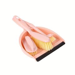 Mini Cleaning Brush And Dustpan Set - 3 Types Cleaning Brushes And Dustpan