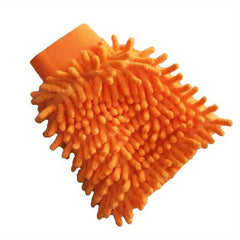 Chenille Double sided Cleaning Wool Gloves for Car Wash
