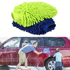 Chenille Double sided Cleaning Wool Gloves for Car Wash