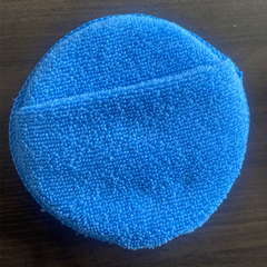 2pcs Car Superfine Fiber Round Sponge Detail Cleaning Pad for Wax Sprayer