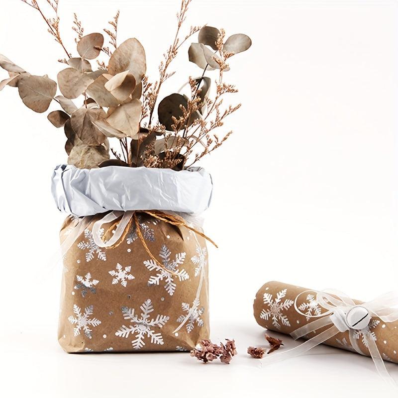 Bronzing Wrapping Paper Birthday Holiday Gift Book Leather Paper Packaging