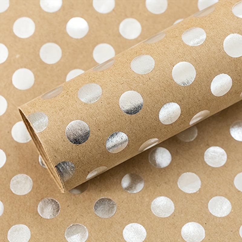 Bronzing Wrapping Paper Birthday Holiday Gift Book Leather Paper Packaging