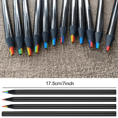 5pcs Rainbow Crayons Colour Pencil Set for Kids School Office Art Painting Drawi