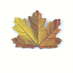 25pcs Maple Leaf Decoration Simulated Leaves Note Paper School Sticky Notes