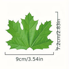 25pcs Maple Leaf Decoration Simulated Leaves Note Paper School Sticky Notes