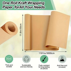 Brown Paper Roll 30 X 3000 Cm Brown Wrapping Paper