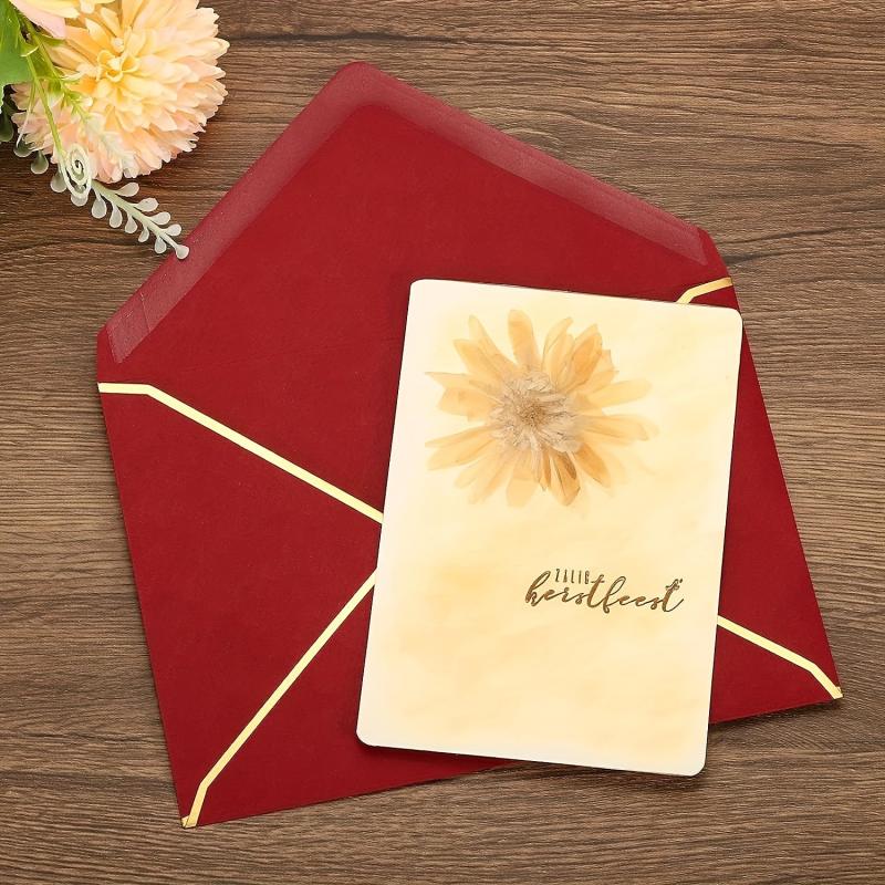 50pcs Green A7 Invitation Envelopes for 5x7 Cards