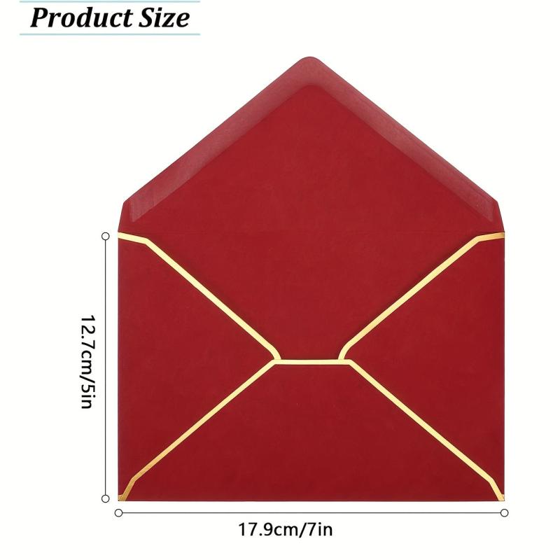 50pcs Green A7 Invitation Envelopes for 5x7 Cards