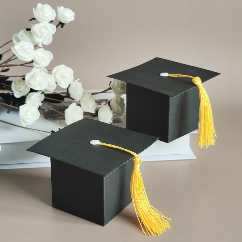 10pcs Graduation Cap Gift Boxes for Parties