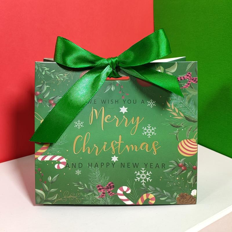 Christmas Candy Box Chocolate Biscuit Box with PVC Window