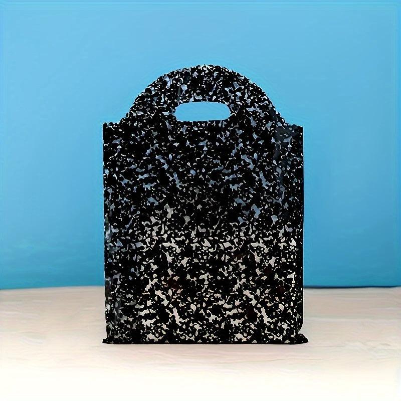 5pcs Transparent Bow Cosmetic Gift Bag Plastic Tote Bag Shopping Bag