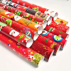 5pcs Christmas Wrapping Paper Party Gift Wrapping Paper Christmas DIY Wrapping