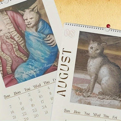 Funny Renaissance Cat Wall Calendar - 12 Month Ugly Cat Pictures