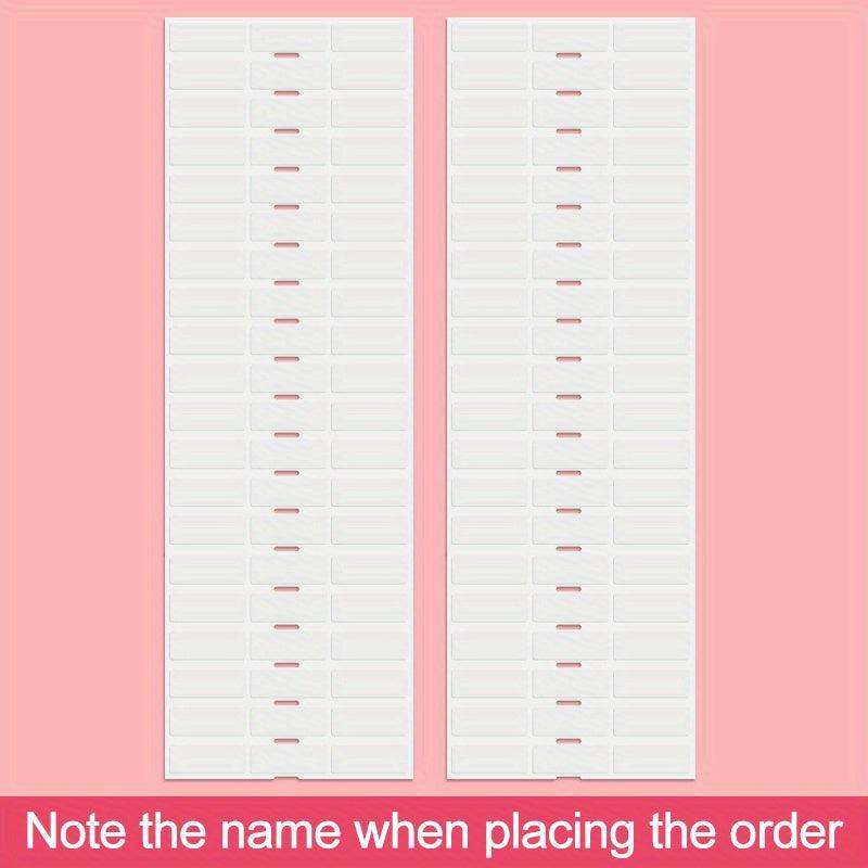 360pcs Transparent Waterproof Name Labels School Office Scrapbook Pro
