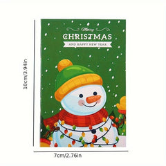 20pcs Cartoon Christmas Small Book Portable Pocket Notepad Student Gift