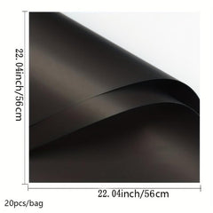 20pcs Waterproof Flower Wrapping Paper 22.8x22.8 Inch