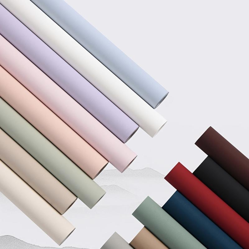 1pc Solid Roll Wrapping Paper Craft Paper Thicker 100% Pure Paper Flower Wrappin