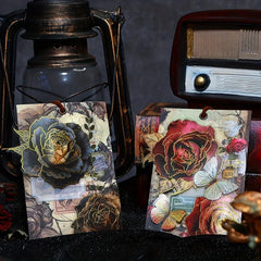 10 Sheets Rose Hand Account DIY Decoration Sticker Pack